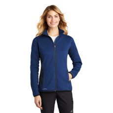 Blue Heather Eddie Bauer Ladies Full-Zip Fleece Jacket